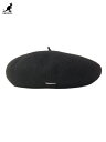 カンゴール ベレー帽 メンズ 【USモデル】KANGOL ANGLOBASQUE BERET black カンゴール ベレー帽 ウール 帽子 黒 ブラック