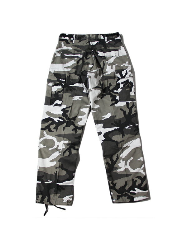 【インポート 】ROTHCO BDU 6POCKET MILITARY CARGO PANTS city camo ロスコ ミリタリー 6ポケット カーゴ パンツ シティー カモブラック 黒