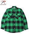 yC|[gzROTHCO XR lVc ubN`FbN tlVc O[/ubN EXTRA HEAVY WEIGHT FLANNEL SHIRT green/black