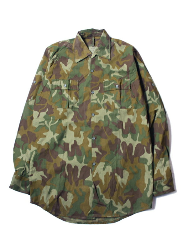 yDEADSTOCKzROUMANIAN M90 LEAF CAMO FIELD JACKET (000030097) 38B [}jAR tB[hVc  [tJ