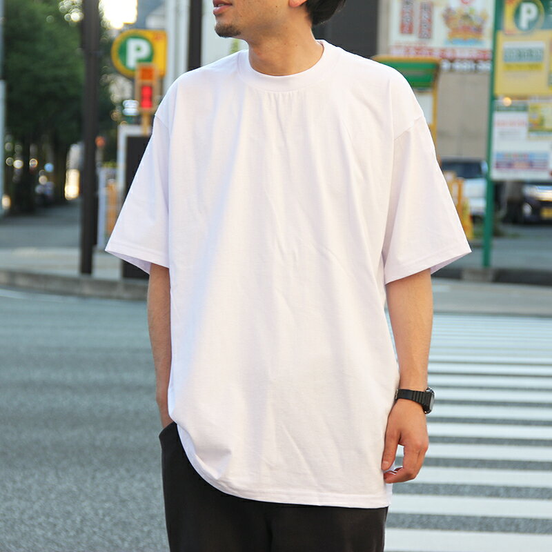 【USモデル】PRO CLUB 6.5oz HEAVY WEIGHT CREWNECK S/S Tee olive green プロクラブ 6.5オンス ヘビーウェイトTシャツ 半袖 無地 プレーン オリーブグリーン