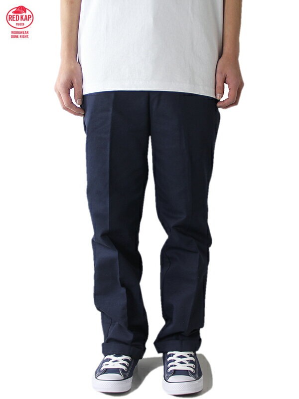 【インポート】 RED KAP 8oz JEAN CUT WORK PANTS Navy レッドキャップ 8オンス ジーンカットワークパンツ チノパン ネイビー PT50