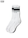 y[֑Ή1_܂ŁzyUSfzPRO CLUB STRIPE CREW SOCKS white/black/gray vNu C N[ \bNX zCg/ubN/O[