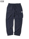 yUSfzPRO CLUB METALLIC NYLON CARGO PANT navy vNu iCJ[Spc W[W lCr[