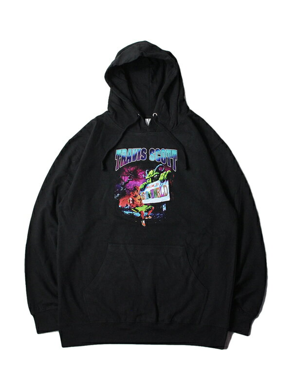 yC|[gzTRAVIS SCOTT GOOSEBUMPS HOODIE black gBXEXRbg p[J[ ubN Threads on demand