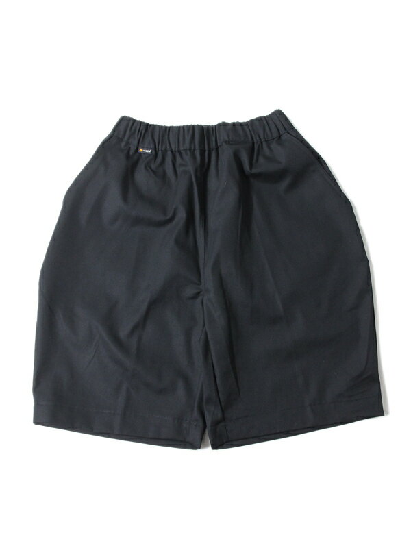 VECCHI / HELLO FOX C.COULISSE SHORTS black ベッチ イージーショーツ シェフパンツ 黒 ブラック