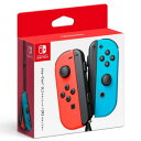 任天堂純正品　Switch Joy-Con(L)ネオンレッド/(R)ネオンブルー 500204 ジョイコン