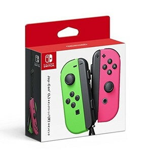 【即日出荷】Nintendo Switch Joy-Con(L)ネオングリーン/(R)ネオンピンク ジョイコン 500368【ネコポス不可:宅配便のみ対応】