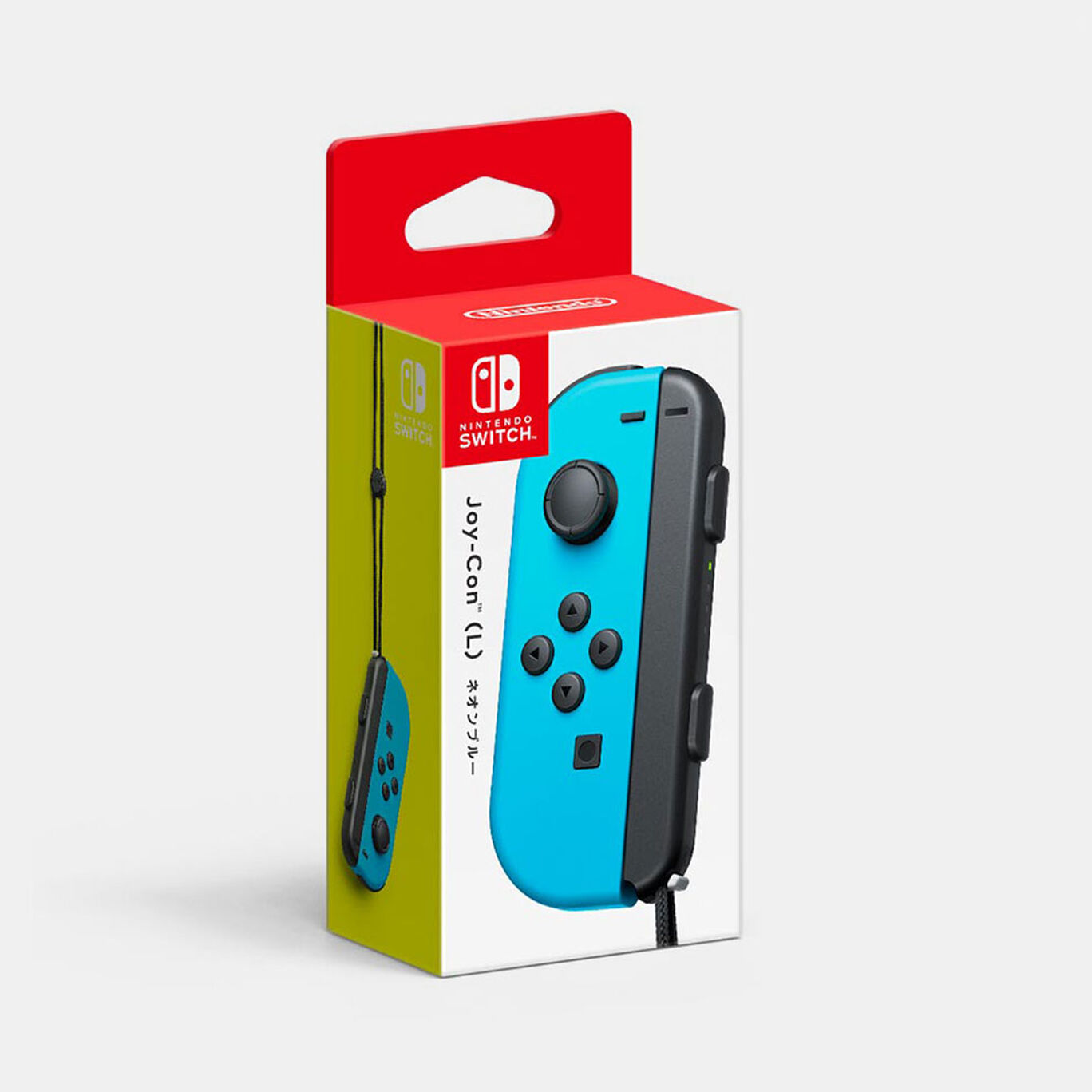 【送料無料・即日出荷】任天堂純正品　Nintendo Switch Joy-Con(L) ネオンブルー 500194