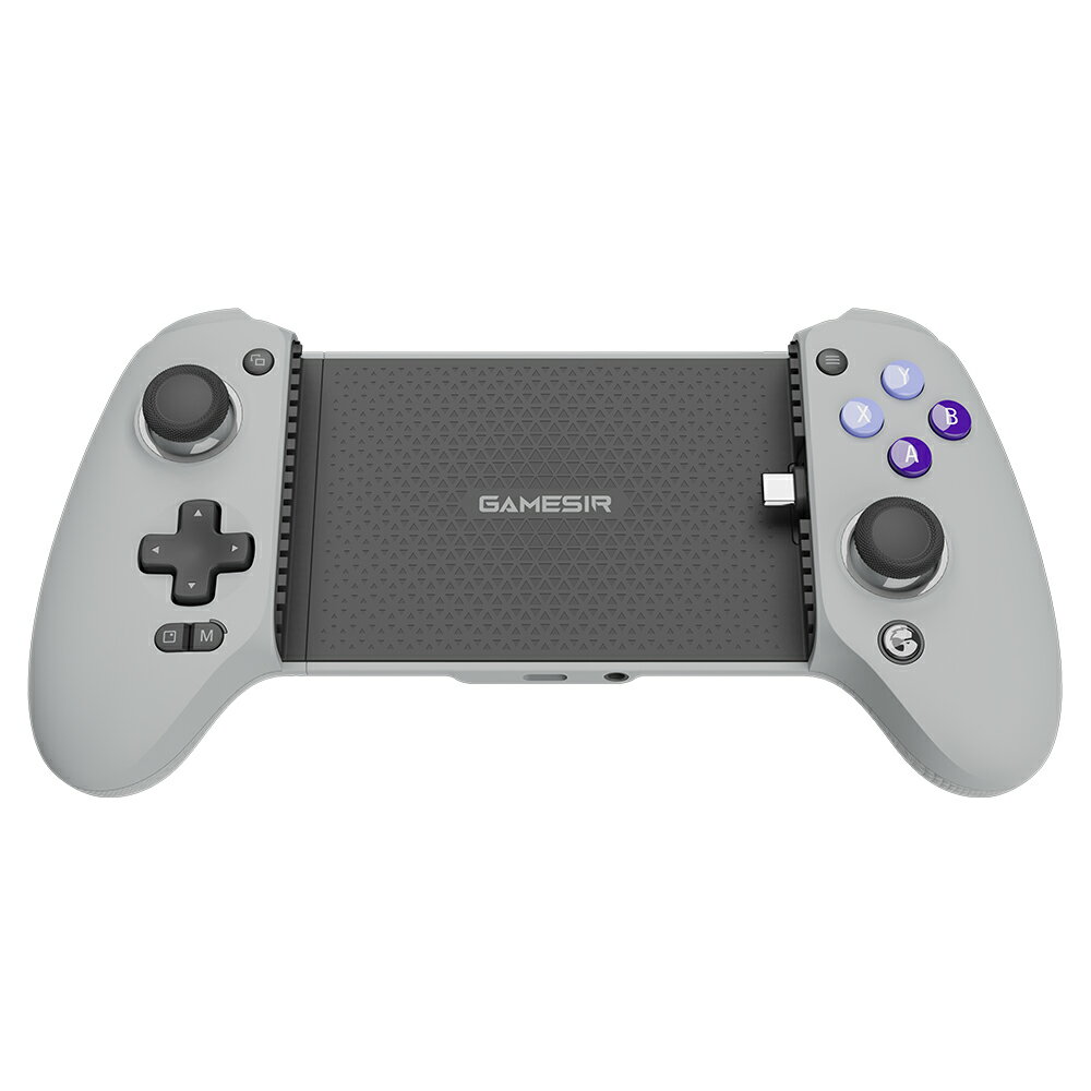 GameSir G8 Galileo 有線ゲームコントローラー iPhone15 Android Type-C イヤホンジャックあり パススルー充電対応 メンブレン グレー メーカー保証1年+公式ショップ限定3ヵ月延長保証