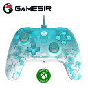 GameSir T7 Pro Floral USB有線接続 ゲーミングコントローラー Xbox公式ライセンス取得品 Xbox Windows対応 USB Type-C to Type-A 振動 割り当て 3.5mmオーディオジャック ジャイロなし メーカー保証1年+公式ショップ限定3ヵ月延長保証