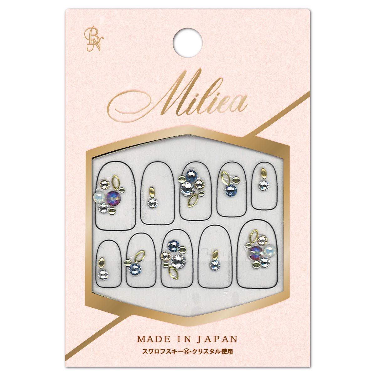 ビーエヌ MILIEA ジュエリーストーンシール MIL-10 1シート