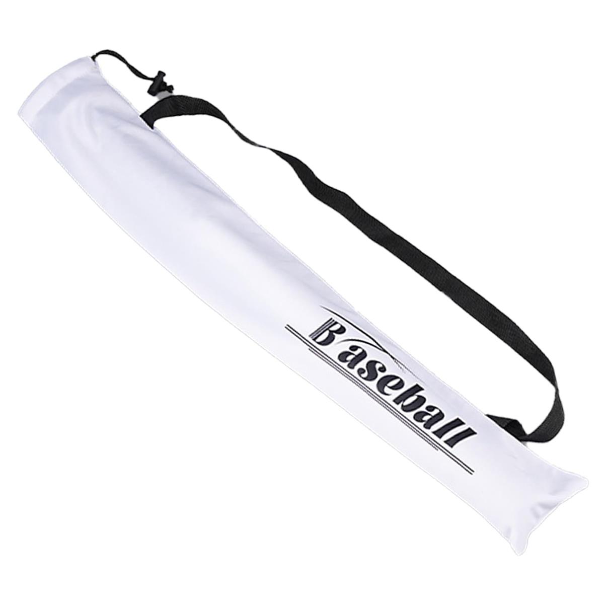 バットケース 野球 ジュニア 88cm 野球バットリュック 耐久性 防水性 ソフト 持ち運びが容易 (ホワイト)