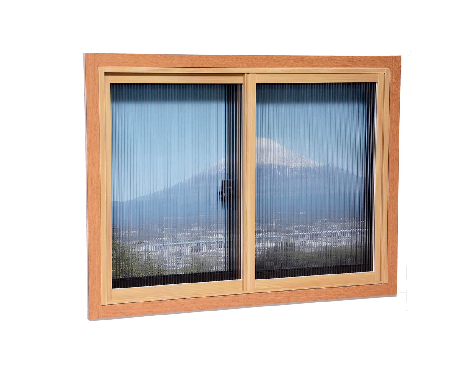 二重窓・簡易内窓(省エネ・冷暖房効果大幅アップ) 中窓用セット(内窓内寸 高さ:~915mm 巾:~1,830mmまで) 木目調