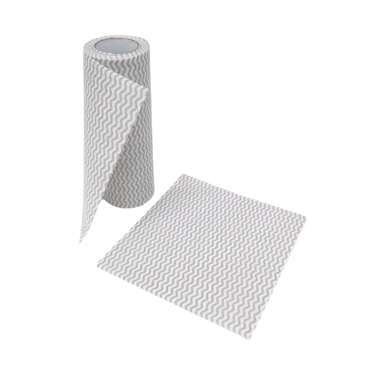 東和産業 RAKUSOJI キッチン キッチンダスター ロール 30カット 使い捨て 取り替え ふきん 調理台 食器 掃除 1カット約20×22cm 繰り返し使用OK