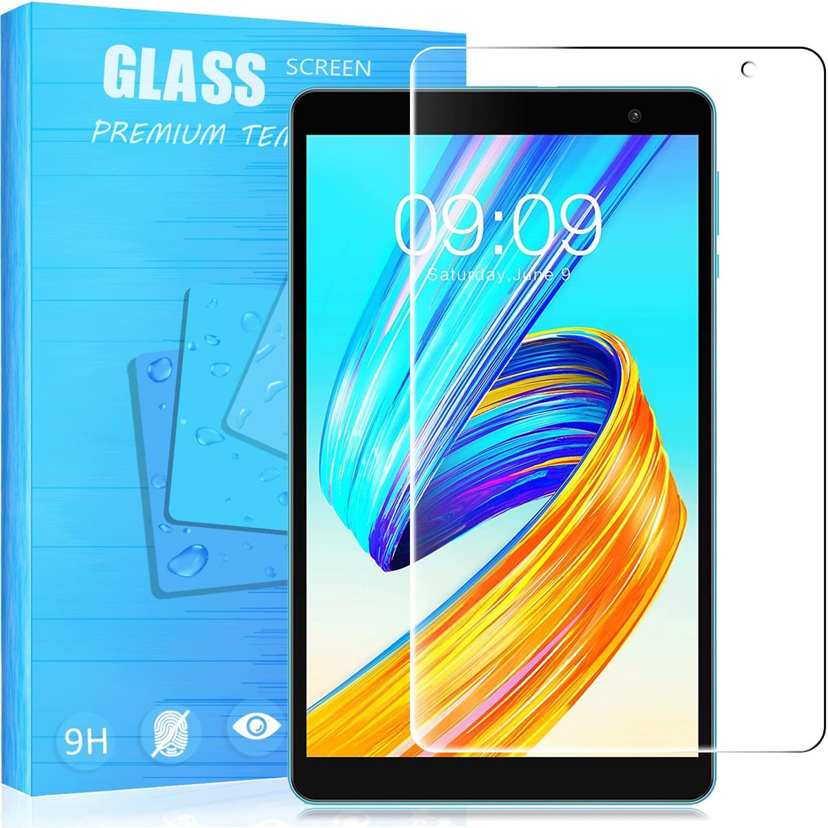 対応 TEC LAST P80T 用のガラスフィルム 強化ガラスフィルム 耐指紋 撥油性 表面硬度9H ラウンド加工処理 飛散防止処理 光沢表面仕様 画面保護 指紋防止 保護シート 対応 TEC LAST P80T 用のタブレット 専用 液晶保護フィルム PCduoduo