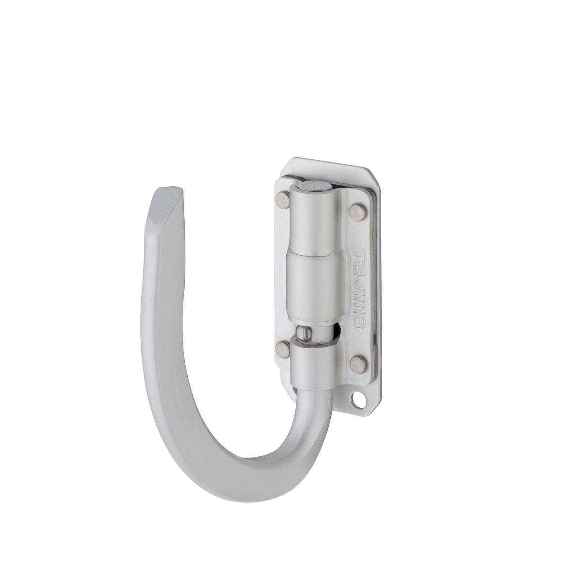 タジマ セフシステム セフ工具ホルダーアルミ スリムJフック 折りたたみ SFSKHA-JF 軽量アルミ 省スペースで腰回りスッキリ フォージングによるトライアングル成形 従来の丸棒に比べて開き強度が約1.5倍(設計値) カチッと決まる高耐久可倒構造 バネロック構造を採用