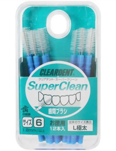 クリアデント 歯間ブラシL極太 お徳用 サイズ6