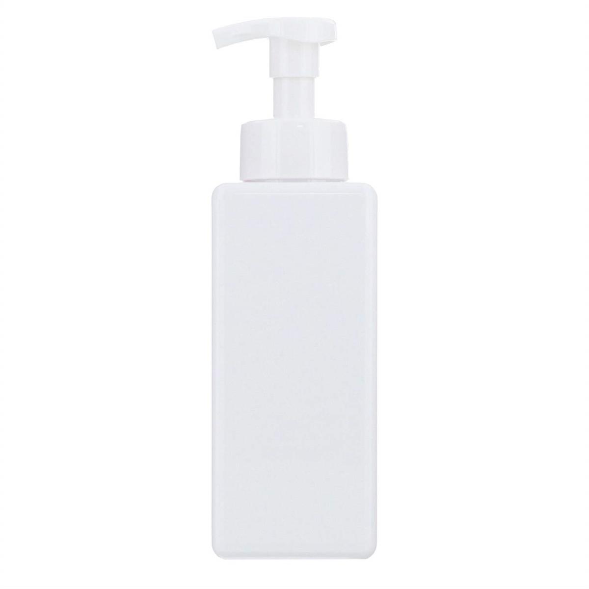 ベストコ(Bestco) シャンプー用ディスペンサー ホワイト 650ml ネトヨン・レ スクエア 泡 ボトル ND-4373