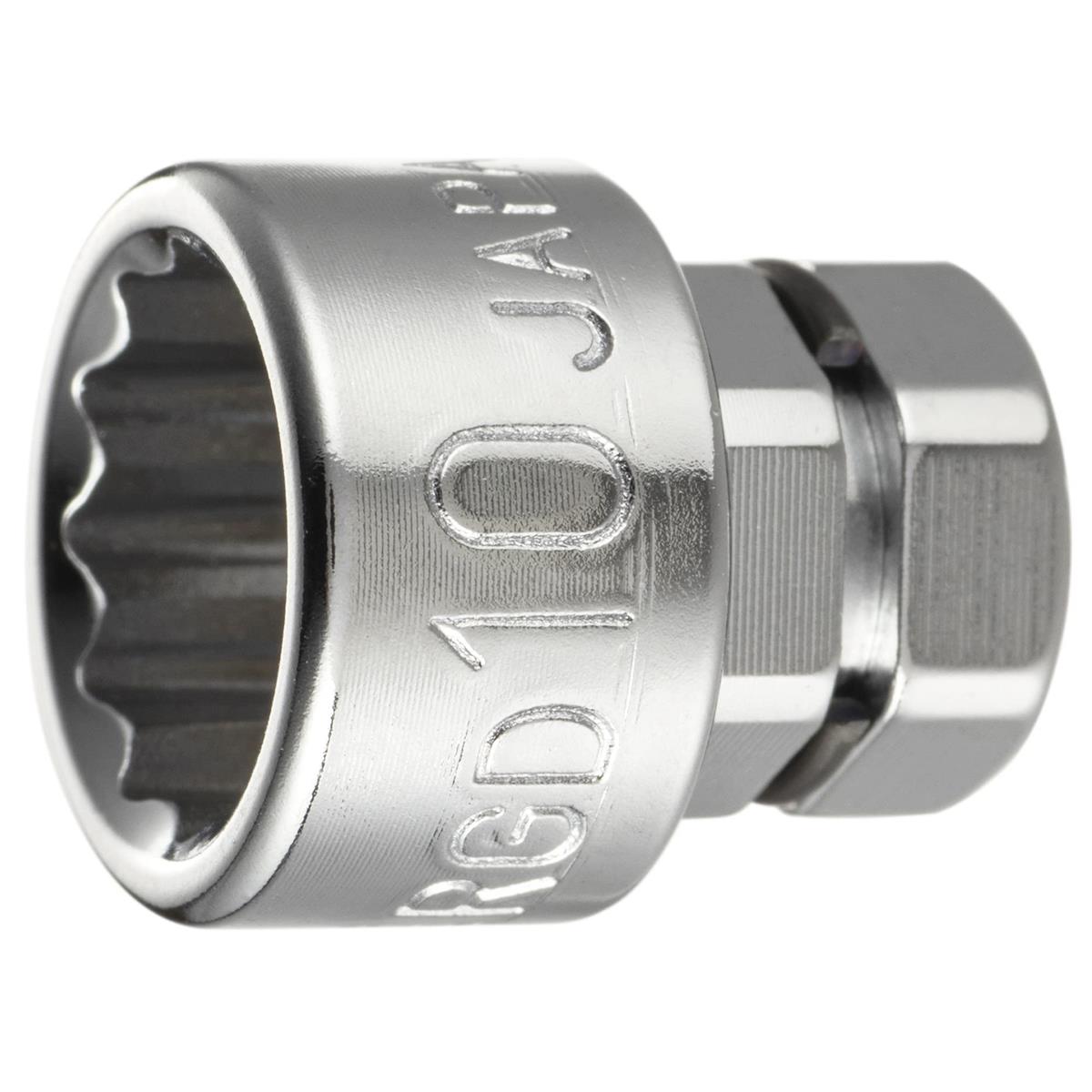 トネ(TONE) ソケット(12角・めがねレンチ用) RGD-10 二面幅10mm