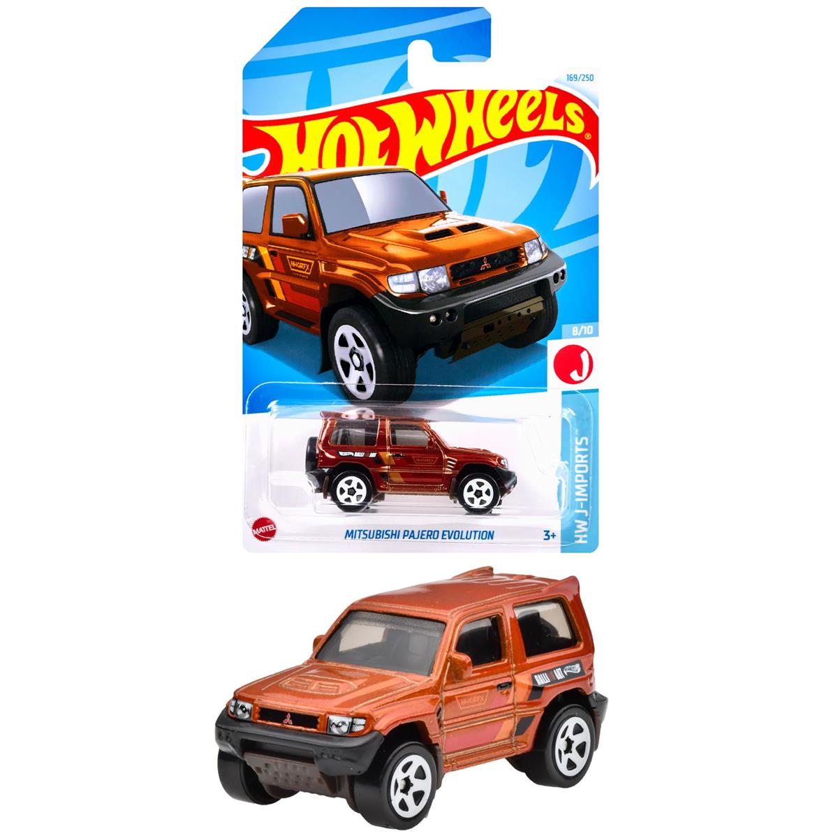 ホットウィール(Hot Wheels) ベーシックカー 三菱 パジェロ エボリューション 乗り物おもちゃ ミニカー..
