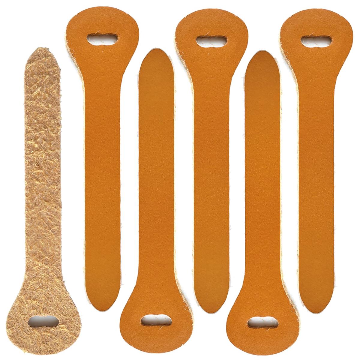 革引き手 ジッパースライダー ジッパープル 全長70mm 革製 6個セット DY.2ten ジッパータブ 引手 レザ..