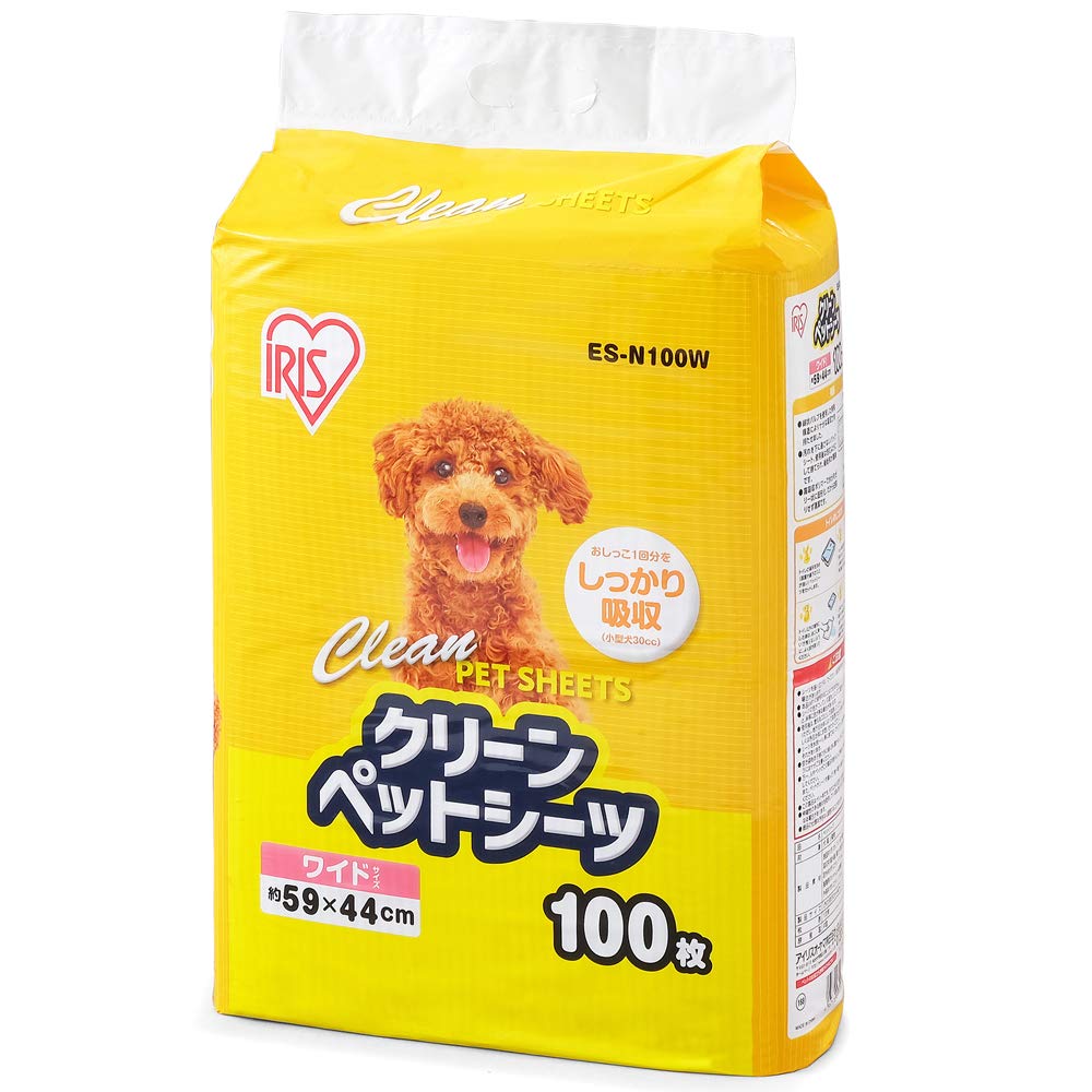 アイリスオーヤマ ペットシーツ 超薄型 ホワイト ワイド100枚