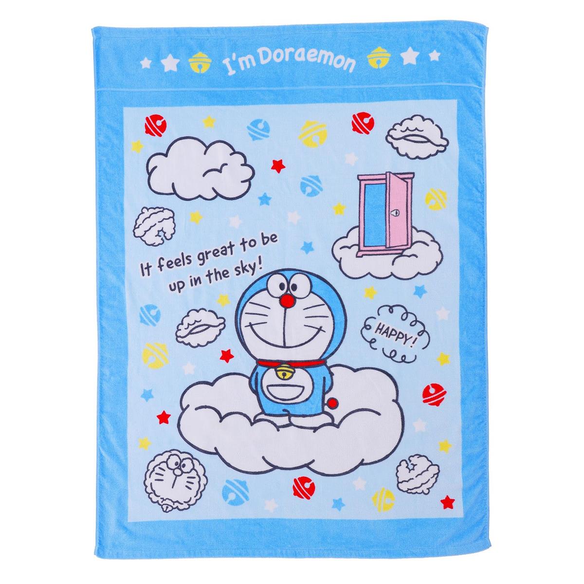 丸眞 子供用 タオルケット I’m doraemon ドラえもん ふわふわくも ドラえもん アニメ 漫画 まんが Dora..