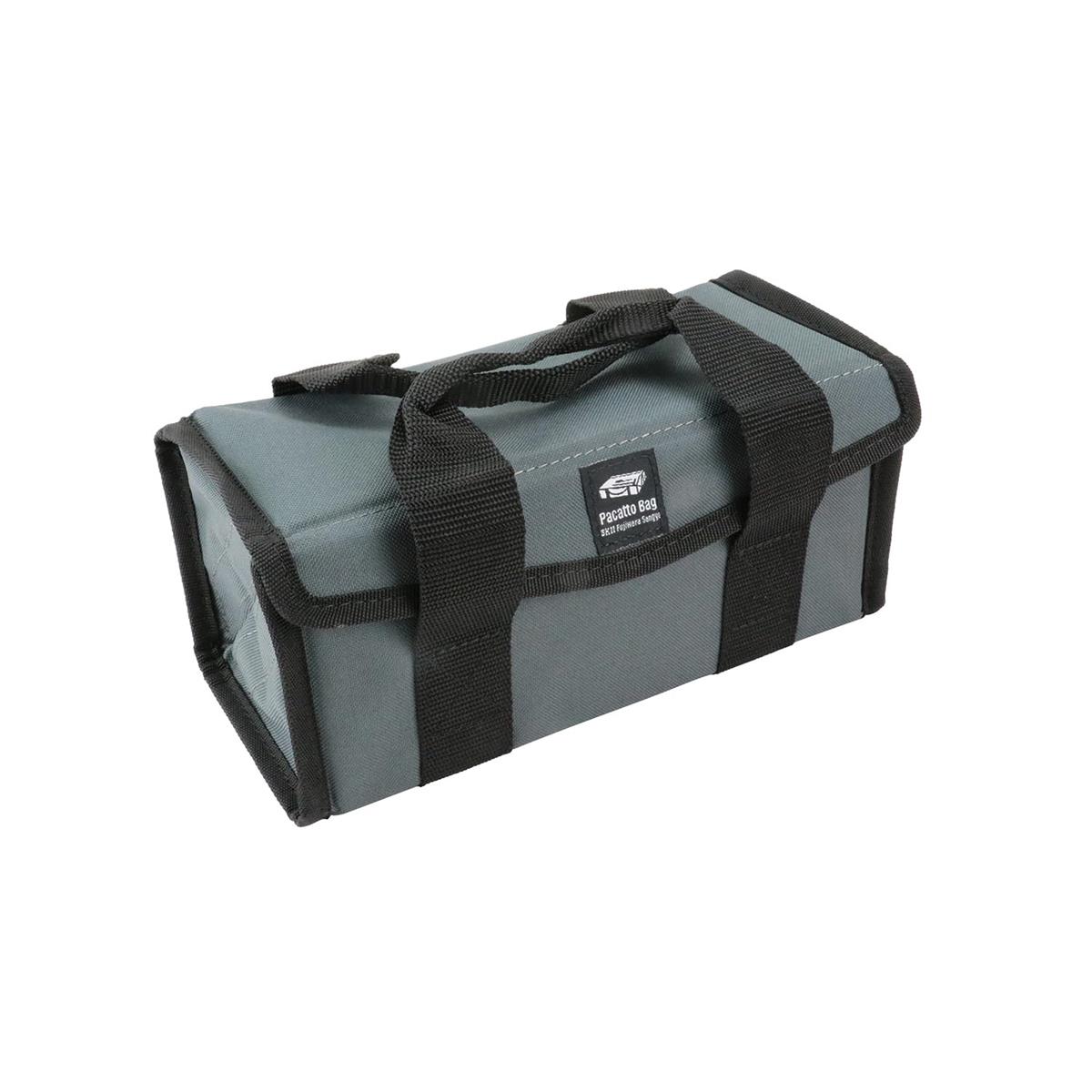 SK11(エスケー11) 大きく開いて取り出しやすい パカットバッグ ライトグレー ツールバッグ キャンプ アウトドア‎ 収納SPB-GR-1