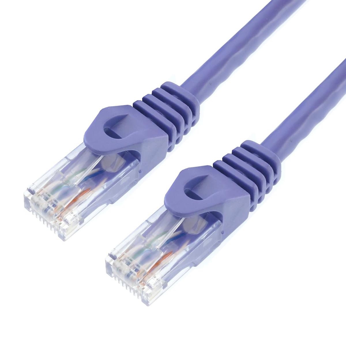 ホーリック LANケーブル UTP カテゴリー6A 10m パープル LC100-515RB