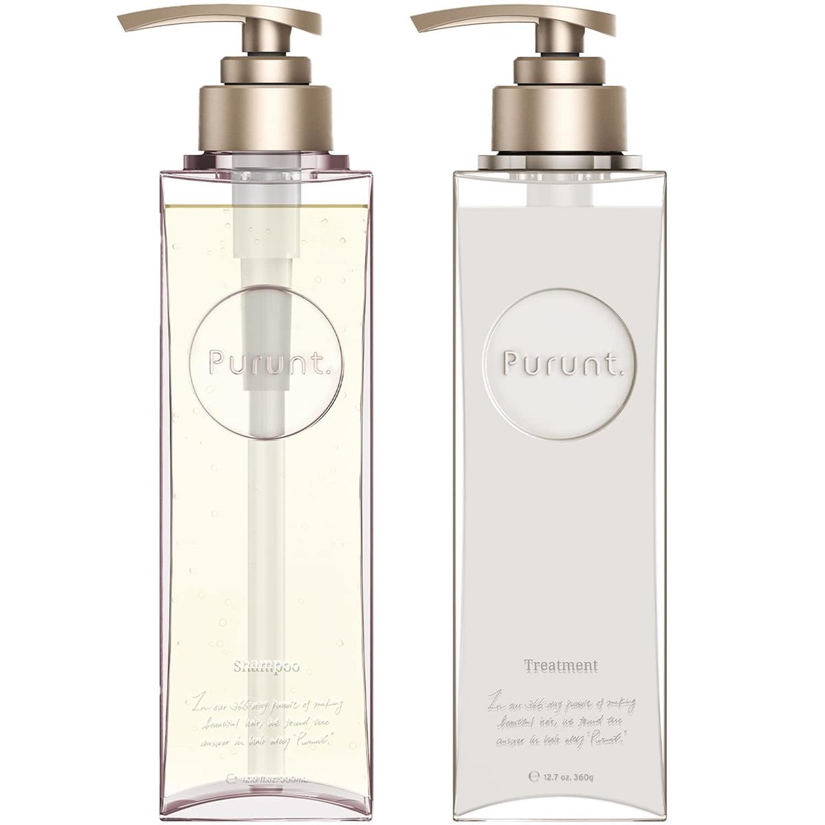 Purunt (プルント) モイストリッチ 美容液 シャンプー 380mL ＆ モイストリッチリペア 美容液 トリートメント 360g セット