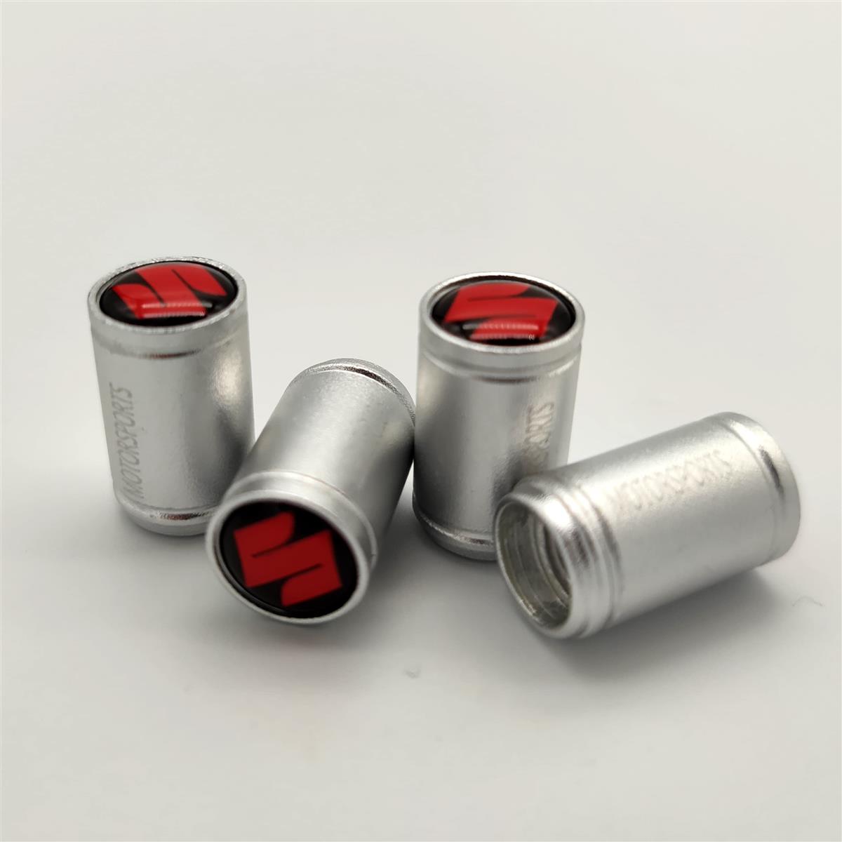 SPIRIT BEAST エアバルブキャップ スズキに適用 銀