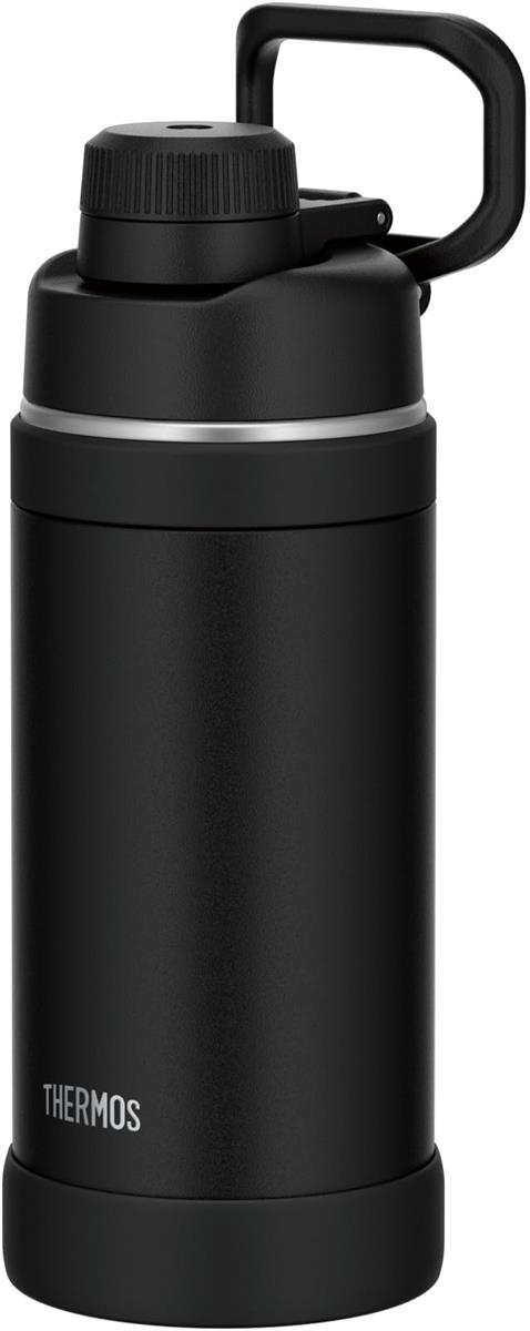 スタイル：保冷専用 FJUシリーズ◆商品名：【ハンドル付き・食洗機対応】サーモス 水筒 真空断熱スポーツボトル 750ml ブラック 持ち運びに便利なキャリーループ 直飲み 飲み口が外せて洗いやすい 保冷専用 FJU-750 BK持ち運びに便利なキャリーループ付きスポーツボトル。本体サイズ(約):幅8.5×奥行き9×高さ22.5cm、本体重量(約):300g、容量:750ml保冷効力:9℃以下(6時間)原産国:マレーシア素材・材質:内びん:ステンレス鋼 / 胴部:ステンレス鋼(アクリル樹脂塗装)/ フタ・ループ・キャップ本体・飲み口:ポリプロピレン / フタパッキン・シールパッキン・ボディリング・ソコカバー:シリ コーンゴム●持ち運びに便利なキャリーループ付き ●クイックオープンで素早く水分補給できる ●握りやすいボディリングと衝撃に強いソコカバー付き ●せんユニットも金属本体も食洗機対応だから更にお手入れ簡単 ●氷を入れやすい広口設計 ●飲み口は外して洗える ●ステンレス製魔法びん構造だから冷たさキープ ●スポーツ飲料OK ●丸洗いOK（※本体は水中に放置しないでください。）