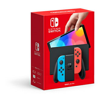 【北海道・沖縄を除く】送料無料　新品・Nintendo Switch(有機ELモデル)　 Joy-Con(L) ネオンブルー/(R) ネオンレッ…