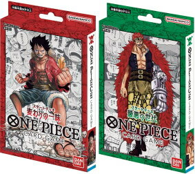 ・新品ONE PIECE CG スタートデッキ 麦わらの一味+ONE PIECE CG スタートデッキ 最悪の世代セット