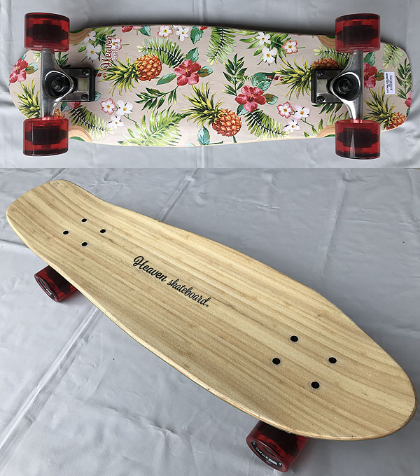 ヘブン スケートボード Cruiser 28　アロハ　オフトレに最適なロンスケボー
