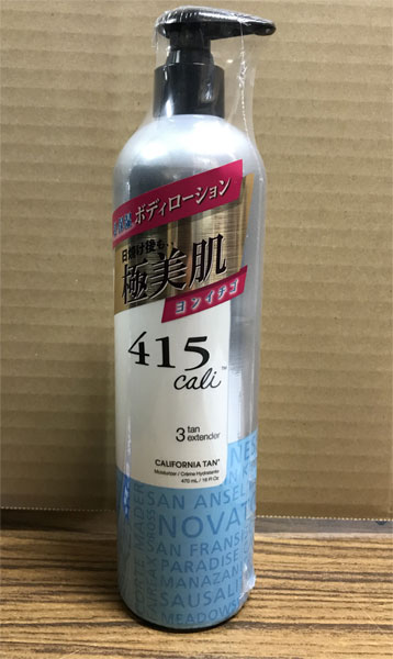 カリフォルニアタン　415 エクステンドローション470ml 皮ムケを防ぎ、美しい日焼け肌を長持ち!