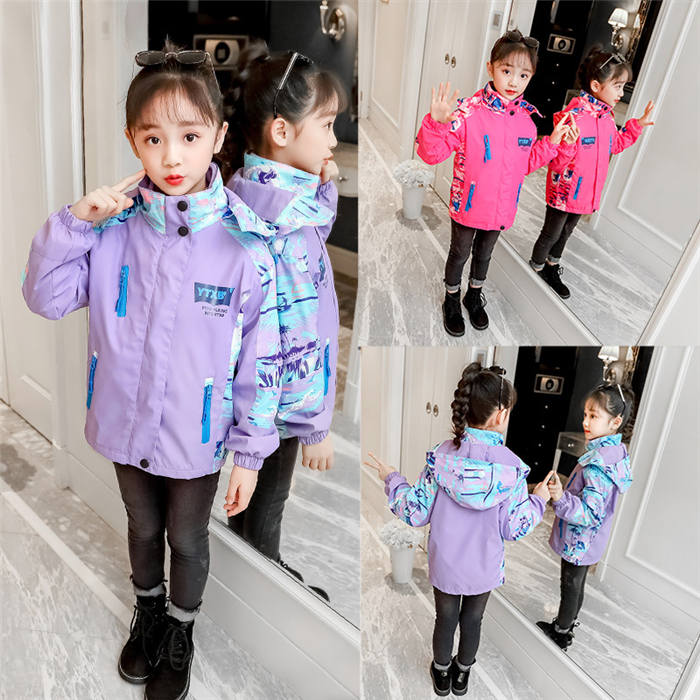 【SALE10%OFF&5倍ポイント】パーカー 登山服 迷彩パーカー キッズマウンテンジャケ...