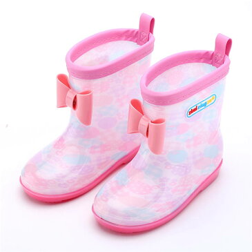 レインシューズ 子供用 長靴 レインブーツ 梅雨対策 雨靴 雨具 靴 くつ 滑り止め リボン おしゃれ 可愛い かわいい キッズ こども 子ども 女の子 男の子 女児 男