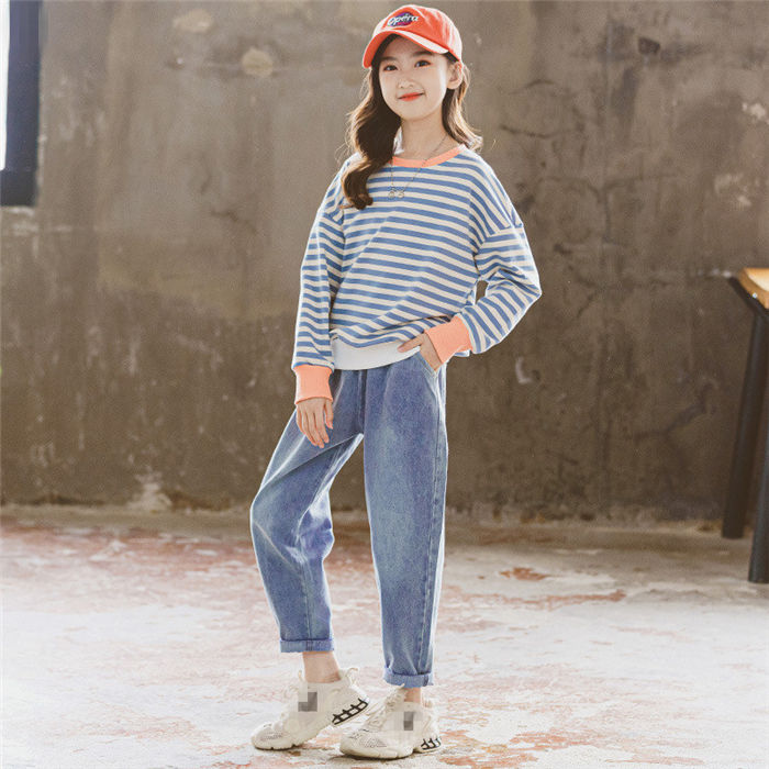セットアップ 子供服 ジャージ パーカー デニム 登山着 キッズ 女子 上下セット 長袖 春秋 2点セット パーカーロングパンツ スポーツウェア 可愛いおしゃれ 子供服 セットアップ 女の子 秋着 春秋 キッズ 安い トップス 長袖 ボトムス セット