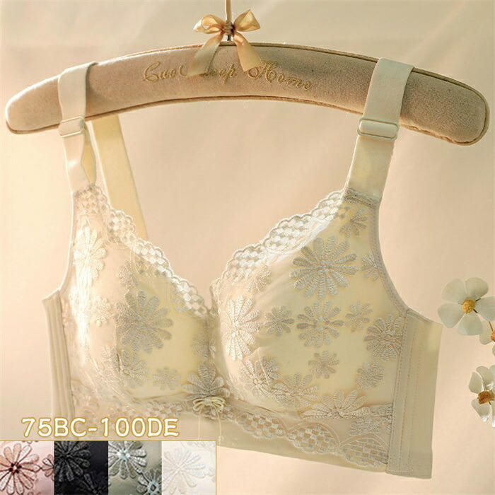 【Fashion THE SALE 20%OFF＆ポイント2倍】ブラジャー 花柄 小さくを見せる レ