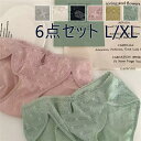 【Fashion SALE20%OFF&Point2倍】ショーツレディース 可愛い 6点セット パンティ レースパンツ 無地 綿 ショーツセット レディース 少...