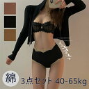 【時間限定10%OFF&Point2倍】リボン リブ コットン ショーツ レディース 3枚組 無地 綿パンツ 大きいサイズ ショーツセット 女性用 下着 ストレ...