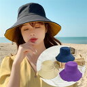【Fashion SALE20%OFF&Point2倍】帽子 レディース つば広 バケットハット 高評価人気商品 UVカット 紫外線カット 日よけ帽 折りたたみ...
