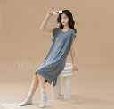【Fashion SALE20%OFF&Point2倍】パジャマ レディース 綿 ルームウェア ワンピース ネグリジェ 半袖 ロング スカート M L XL X...