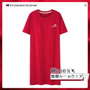 【Fashion SALE20%OFF&Point2倍】ネグリジェ パジャマ レディース 綿100% ルームウェア ワンピース 半袖 ロング スカート M L ...