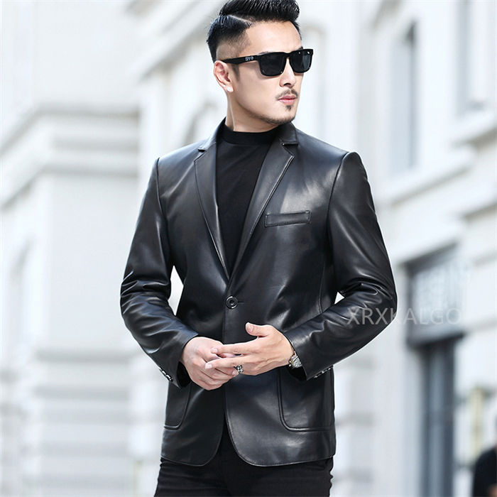 本革 ジャケット 革ジャン メンズ 羊革 ラムレザー テーラードジャケット ジャケット ボタン シングルライダース ラム 服 秋服 秋 春服 春 2024 高級感 メンズアウター 大きいサイズ ジャケット おしゃれ プレゼント ギフト M L XL XXL 3XL 4XL 5XL