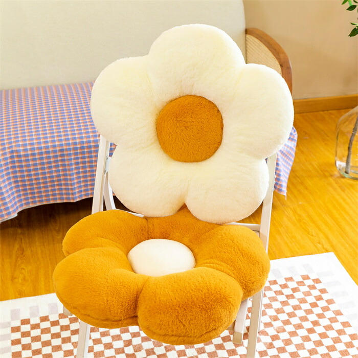 【SALE10%OFF&5倍ポイント】【50*50CM】クッション 腰痛対策 背もたれ 花型 ソファー 座椅子 座布団 腰枕 オフィス 立体 椅子シート 在宅勤務 椅子用 コーヒー屋 飾り かわいい プレゼント [3]