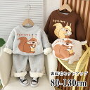 セットアップ キッズ 長袖 厚手 裏起毛 ベビー服 女の子 男の子 パーカー ロングパンツ スウェット 子供服 ジャージ 上下セット スポーツ 冬着 秋服 スウ...