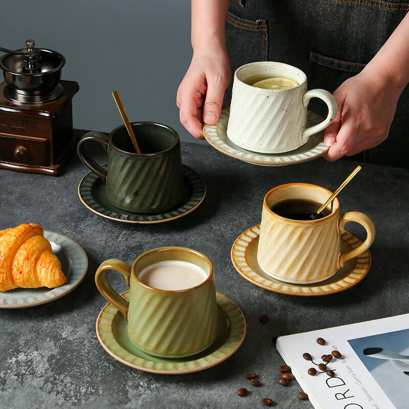 【期間限定全品10%OFF】マグカップ 北欧 食器 おしゃれ コーヒーカップ スープカップ 300ml 陶器 皿付き 和風 無地 マグ スープマグ ティーカップ カフェマグ スープマグカップ マット 結婚祝い ギフト シンプル 器 紅茶 モダン かわいい 食洗器 便利